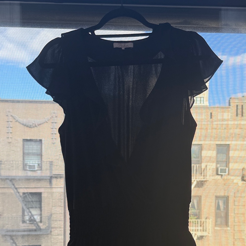 Elegant Black midi romper